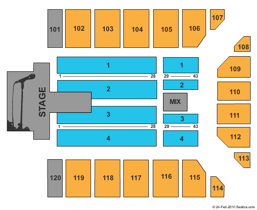 Reno Events Center Daughtry Seating Chart